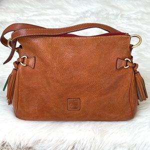 Dooney & Bourke Vintage Florentine Tassel Hobo Bag